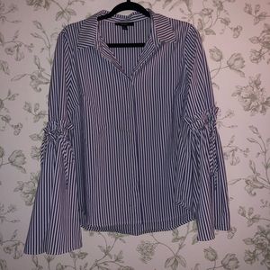 Button Down with Accent Sleeves